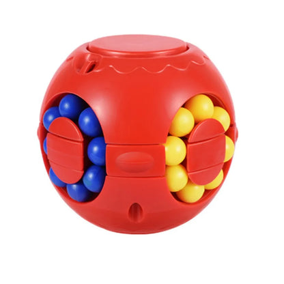 Creative Plastics Magic Bean Cube Spinner Finger Gyro Rotating Ball Finger Spinner Gyro 3D Stress Relief Toy