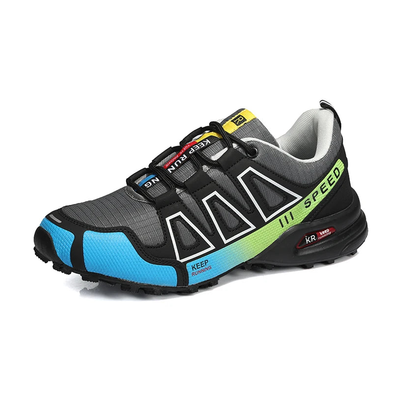 Men's Hiking Shoes All-terrain Outdoor Sports Shoes Breathable Mesh Non-slip Wear-resistant Hiking Shoes Outdoor Cycling Shoes