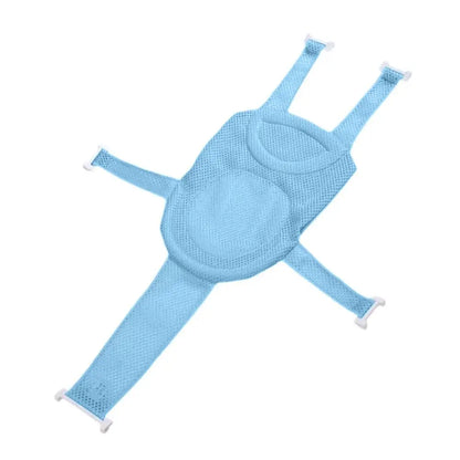 Cross-shaped Anti-slip Baby Bath Net Mat Newborn Adjustable Baby Bath Cushion Children Bathtub Shower Cradle Bed Seat Baby Bath