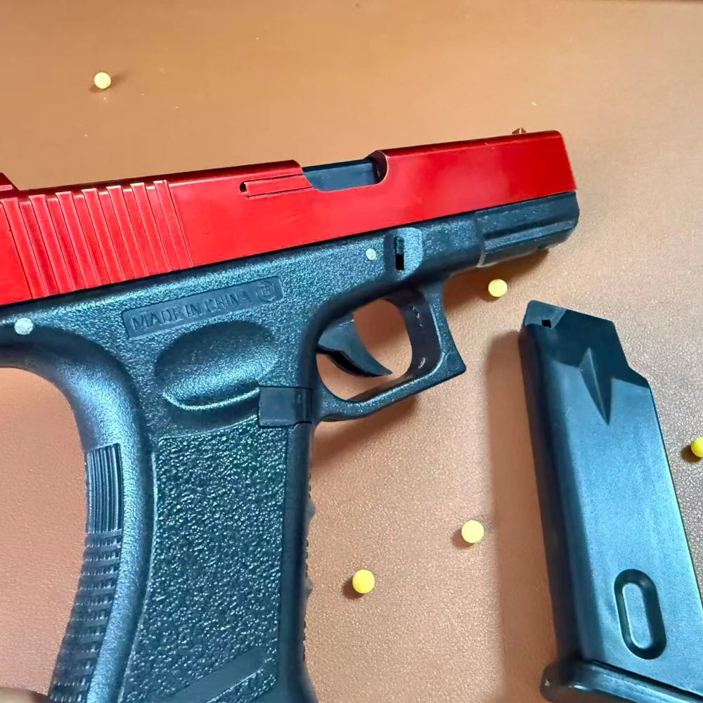 G18 Manual Bb Bullet Launcher - Realistic Design With Spare Magazine, Perfect For Outdoor Team Games