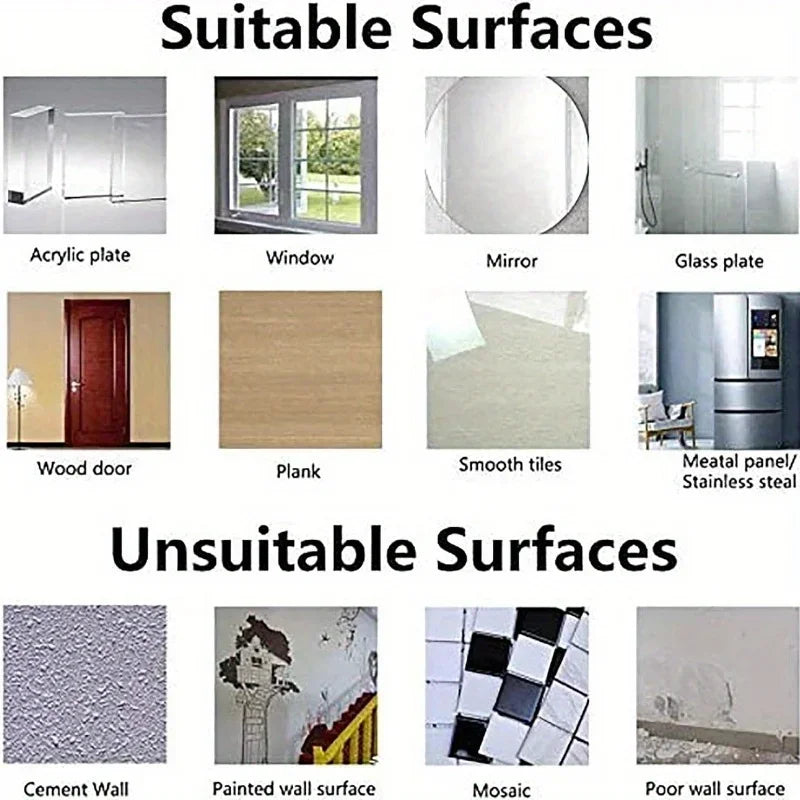 Double Sided Adhesive Wall Hooks Hanger Strong Transparent Suction Cup Storage Socket Hooks Bathroom Kitchen Bedroom Hook Kit
