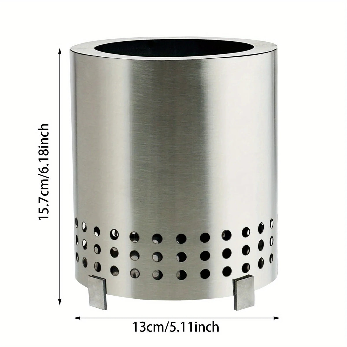 Camping Stove Tabletop Pit with Stand Outdoor Fireplaces Heater for