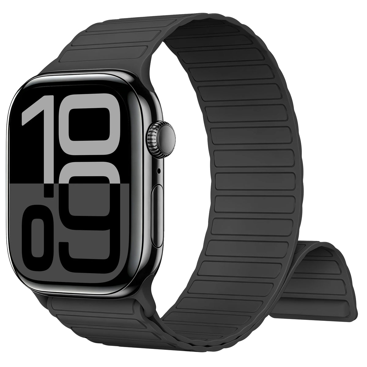 Silicone Strap For Apple Watch 46mm 42mm 49mm Magnetic Band For iWatch Ultra 3 2 Series 12 11 10 9 8 7 6 5 SE Bracelet Correa