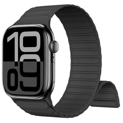 Silicone Strap For Apple Watch 46mm 42mm 49mm Magnetic Band For iWatch Ultra 3 2 Series 12 11 10 9 8 7 6 5 SE Bracelet Correa