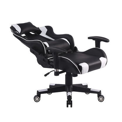#￥Free Sample Pc Office Racing Computer Scorpion Reclining Leather Autofull Gamer Dropshipping Led Gaming Chair With Footrest