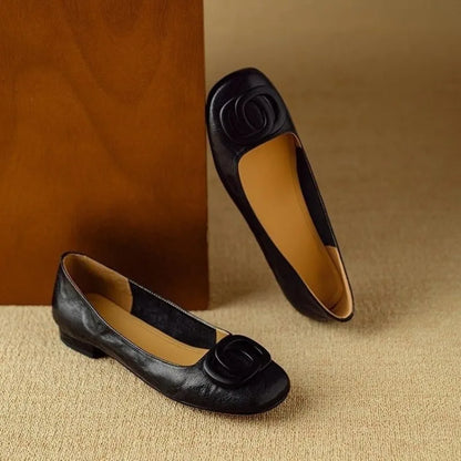 Elegant Women Square ToeBlock Heel Pumps BrownRhombus Embossed Surface Square Buckle ShallowSlip‑onBusiness Commuter Dress Shoes