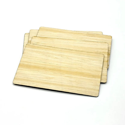 Hotel RFID Access Control NFC Wooden Cards 13.56MHz NFC215 Chip Eco-Friendly Material Wholesale Custom Logo NFC Wooden Tag Card