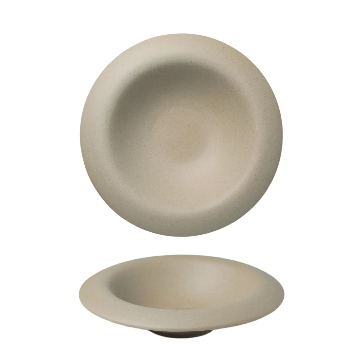 Vintage French Ceramic Straw Hat Plate Wide Rim Deep Bowl Luxury Hotel Restaurant Tableware Soup Pasta Dessert Serving Plates