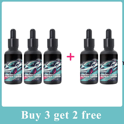 Magic Windscreen Crack Repair Set - Auto Glass Scratch Eraser for Cars Trucks Motorcycles