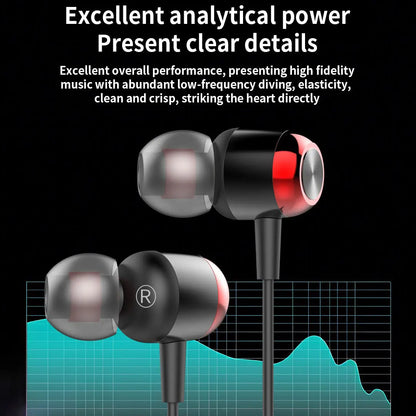 EARDECO TypeC/3.5mm Wired Headphones with Mic Volume Control Music Headset with Bass Phone Earphones for Samsung Huawei Xiaomi
