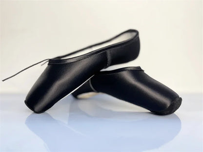 Ballet Dance Shoes Child and Adult Ballet Pointe Shoe Professional with Ribbons Shoes Woman Zapatos Mujer Sneakers Women Girls