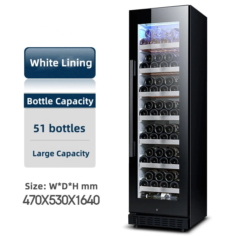 High quality Luxury Sale Display 70l 20 Bottles Compressor 7 Bottle Fridge Mini Screen Wine Cooler