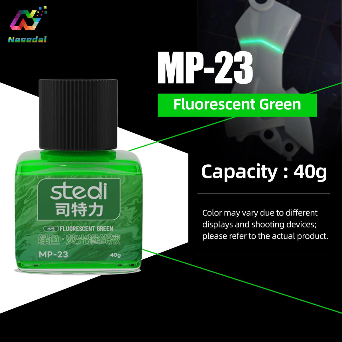 Stedi MP-20~29 Fluorescent Panel Liner Paint Water Based Penetrating Ink for Gundam Model Coloring Tools Hobby DIY Accessories