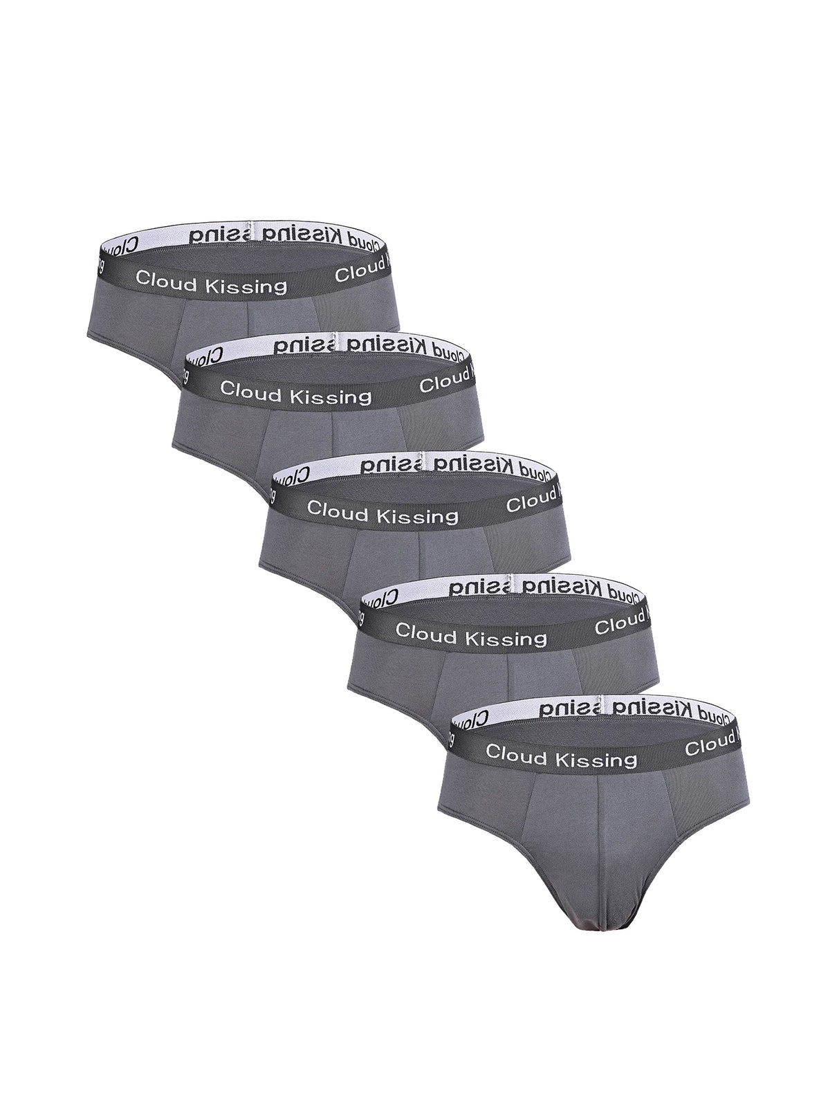 5Pcs Summer Men Briefs Fungi-Proofing Men Panties Male Large Size Panties Breathable Men’s Underwear Comfortable Solid Underpant