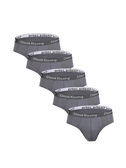 5Pcs Summer Men Briefs Fungi-Proofing Men Panties Male Large Size Panties Breathable Men’s Underwear Comfortable Solid Underpant