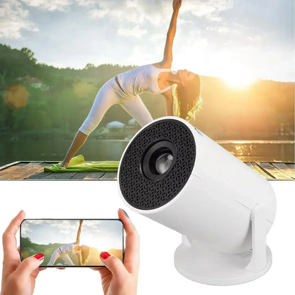 HY300 Smart Mini Projector Wireless Bluetooth Android11.0Support1080P 4kDual Wireless Bluetooth5.4Indoor portable projector