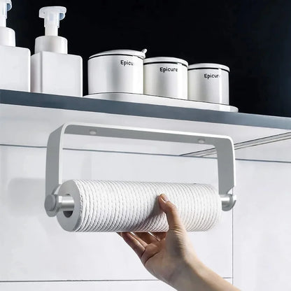 Stainless Steel Kitchen Paper Holder Plastic Wrap Holder Kitchen Accessories Kitchen Paper Dispenser Kitchen Supplies