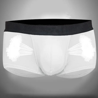 Spermatic vein underwear for men, ice silk summer thin style for men, scrotal support bullet separation varicose flat shorts
