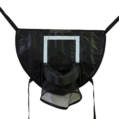 Foldable Trampoline Basketball Hoop Kit Safety Multipurpose Basketball Training with Pump and Ball Fun Mini Basketball Hoop