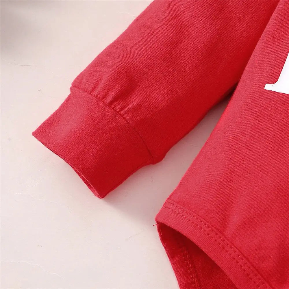 2025 Spring Autumn Infant Toddler Letters Print Hooded Solid Color Two-piece Suit 0-24M Baby Boys Bodysuits+Long Pants Set