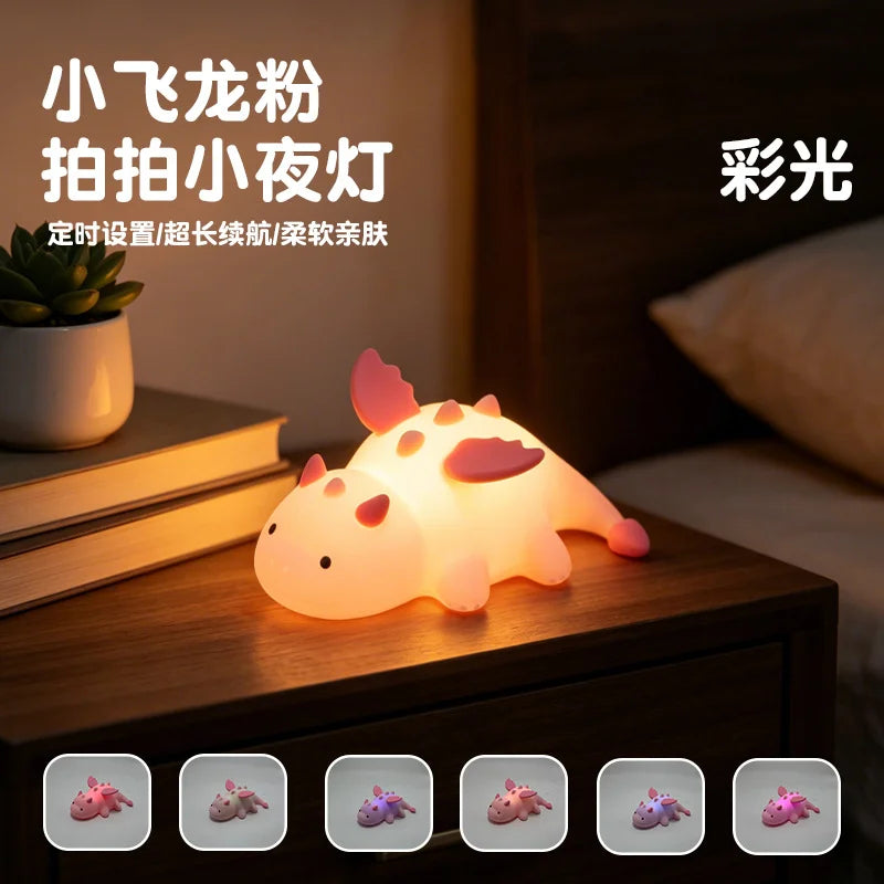 Kawaii Pusheen Night Light Desk Accessories Reading Light Table Lamp Glow in The Dark Christmas Gift Party Favor