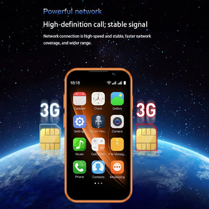 SOYES XS18Pro Mini Smartphone 3.0" Display 2GB RAM 16GB ROM Dual SIM Standby Dual Camera Android 9.0 Apps WiFi i17 Mini Phone