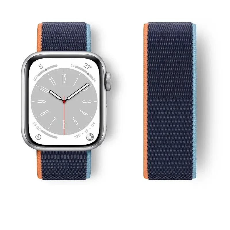 Nylon loop For Apple Watch Band Ultra-2 49mm 44mm 40mm 45mm 41mm Sport pride Bracelet iwatch Strap Series 9 8 se 7 6 5 4 3