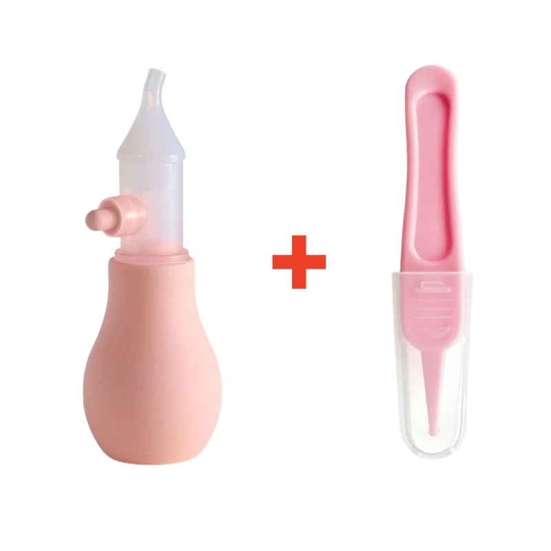 Silicone Nasal Aspirator for Baby Suction Pump Nose Cleaner Children Kids Soothing Nose Cleaning Device Nasal Cleaning Tools