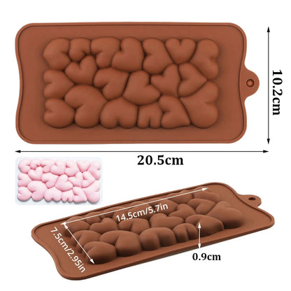 Chocolate Bar Mold Candy Jelly Pudding Silicone Mold Baking Tool