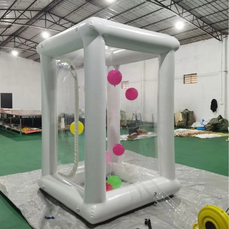 Transparent Inflatable Bubble House Tent, Clear Waterproof PVC Dome House for Balloon Party, Wedding & Birthday Decoration