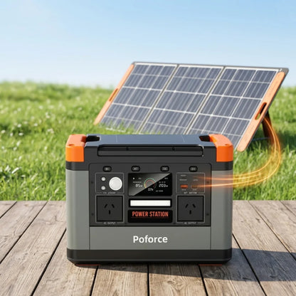1500W 1008Wh LiFePO4 Solar Generator Portable Power Station for Home Backup Emergency Camping RV  3000W Peak Pure Sine Wave