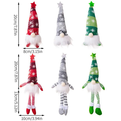 20/30cm LED Faceless Doll Elf Gnome with Lights Christmas Decoration Home Merry Christmas Navidad Children New Year Gift  2025