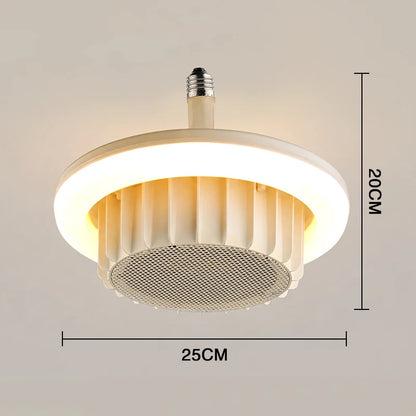 3-in-1 Bathroom Heater Fan Light 600W PTC Heating E27 Socket 3 Color LED Ceiling Lamp with Remote Control And 1H 2H 4H Timer