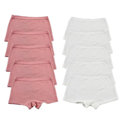10PCS Fast Shipping M-XL 95% Cotton Boxer Shorts Women Sports Panties Yoga Panty for Female Underpants