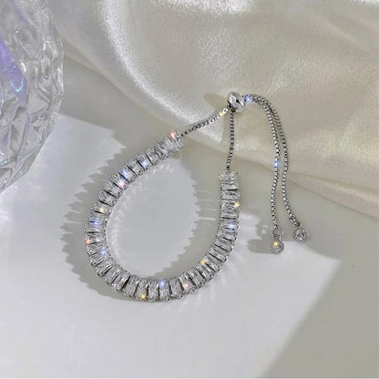 Luxury Color Cubic Zirconia Gold Color Tennis Bracelets For Women Girls 2022 New Trend Chain Bracelets Jewelry Party Gifts
