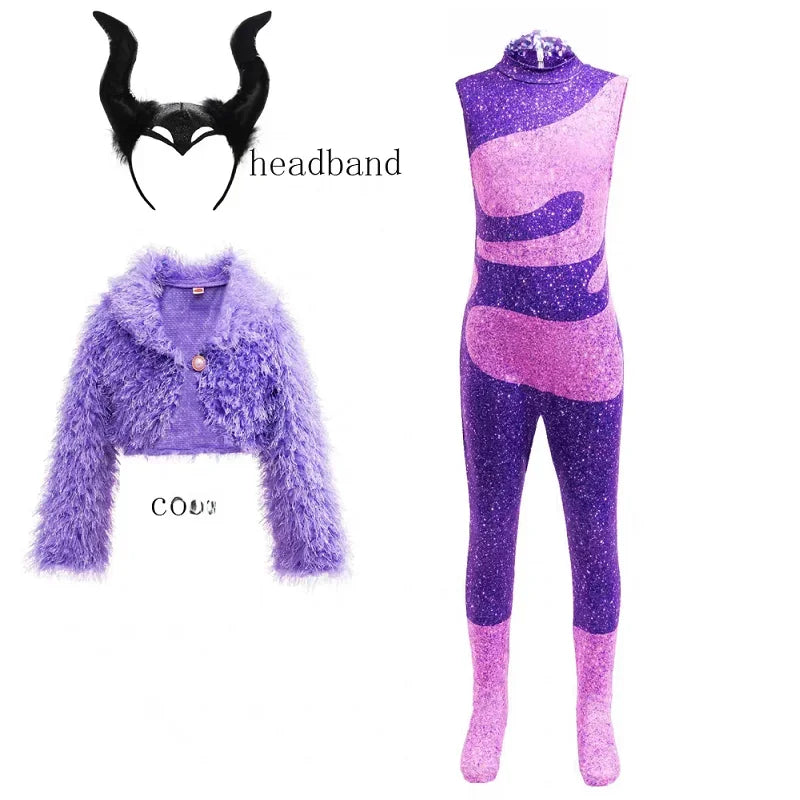 Zootopia Shakira Stage Costume Judy Rabbit Nick  Cosplay Suit Children's Performance Clothes Polyester Long Sleeve round Neck