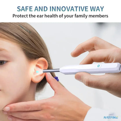Home Use Portable Wifi Otoscope Camera Ear Wax Remover Intelligent Electric Visual Ear Cleaner Ear Wax Cleaner