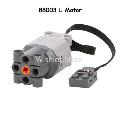 Legoeds-compatible MOC Technical Power Functions M Motor 8883 Modified Remote Control Power Group Train Lithium Battery Box 9686