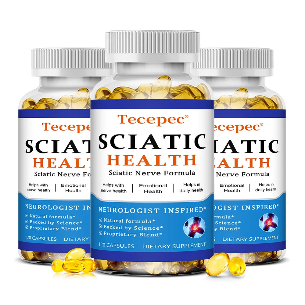 Relieve Sciatica Capsules - Relieve Pain, Improve Flexibility, Support Nerve and Joint Health, Relax Muscles