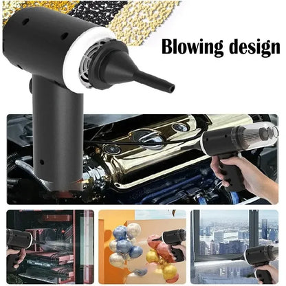 Wireless Handheld Mini Car Vacuum Cleaner USB Charging Battery Wet & Dry Dual Use Portable Cleaner For Car Household