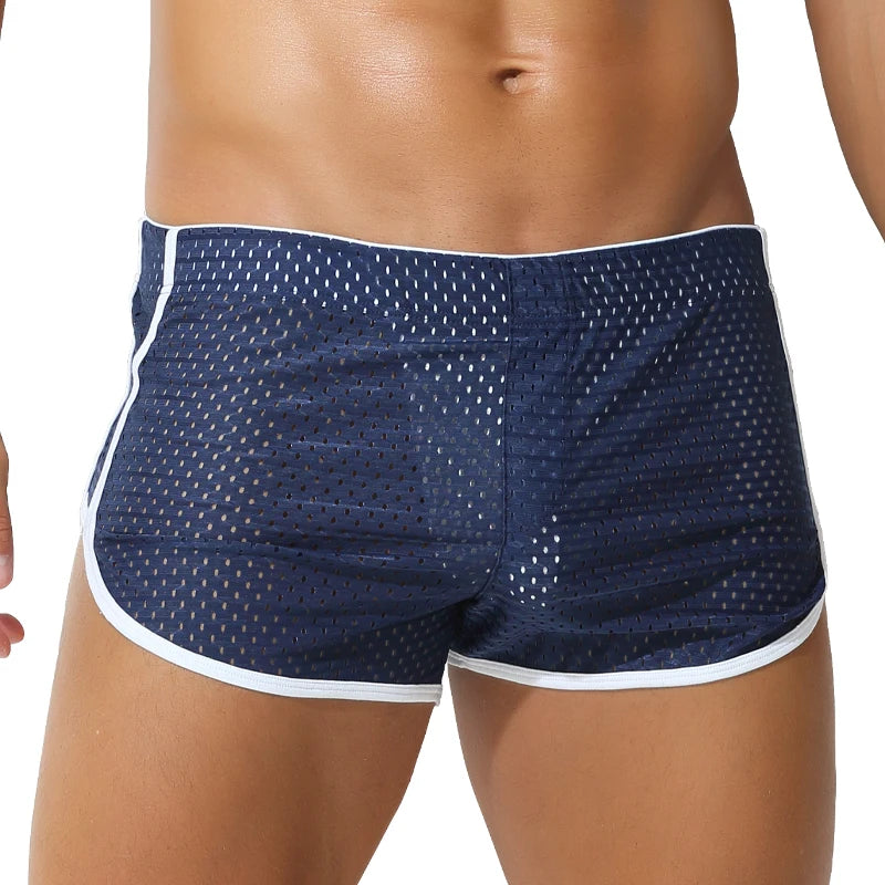 Men's Arrow Pants Ice Silk Underwear Boys Summer Teenagers Boxer Shorts Loose Personalized Trendy Boxer Briefs