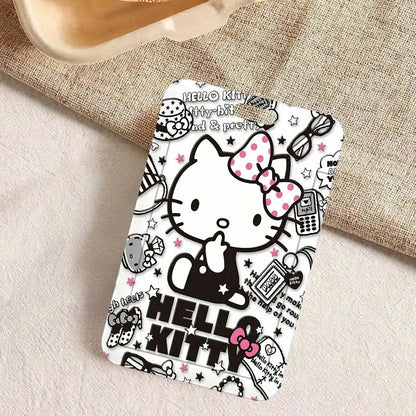 Cute Cat H-Hello K-Kitty NFC Contactless Sliding Card Sleeve For Student Cards, Bus Cards, ID Cards, And Work Permits