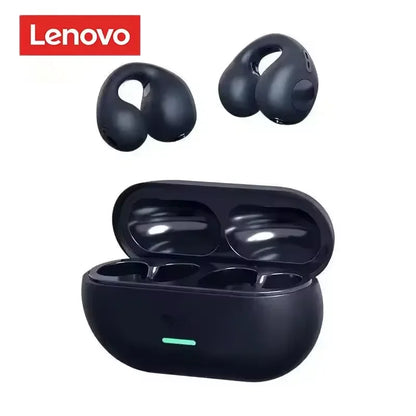 Lenovo Original T75 Sound Quality Wireless Headphones Bone Conduction Sports Bluetooth Earphones 9D HiFi Sound Touch Control
