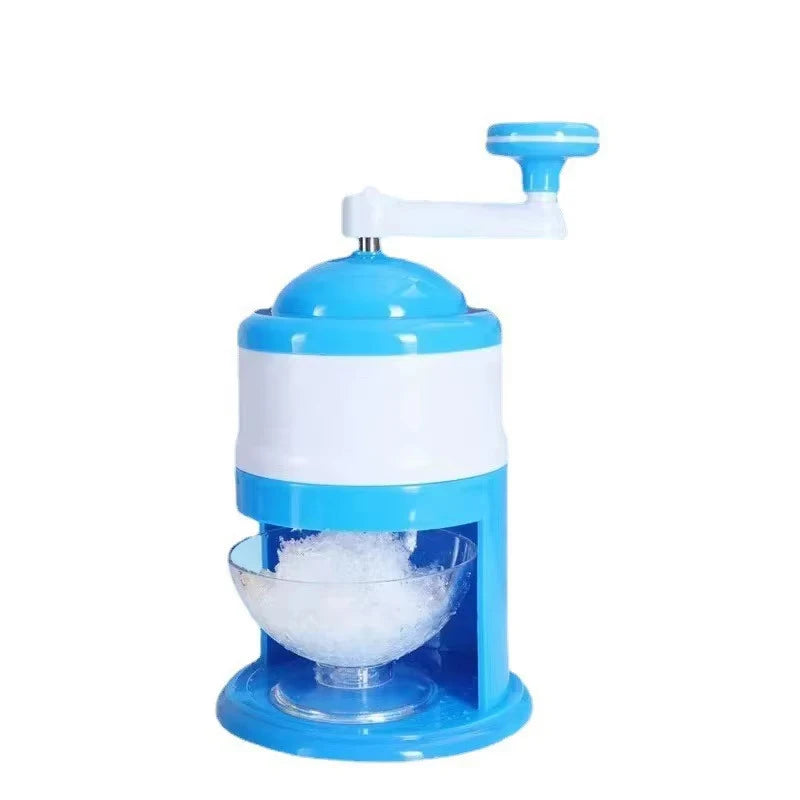 Hand Crank Ice Shaver Machine & Slushy Maker | Snow Cone Crusher with Durable ABS | Summer Parties, Home & Outdoor Use