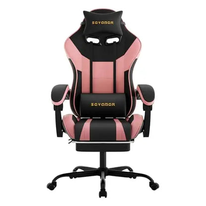 （Local US Inventory）Ergonomic Gaming Chair,A tile 3-in-1 Video Game Chair for Work, Study, and Gaming,Features an Adjustable Bac