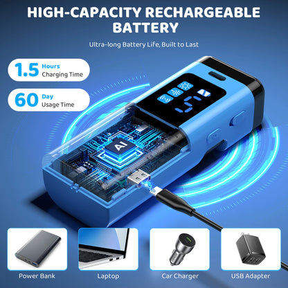 Ultrasonic Dog Barking Deterrent Device Rechargeable 5 Levels Pet Training Anti Barking Control Stop Barking up to 30FT
