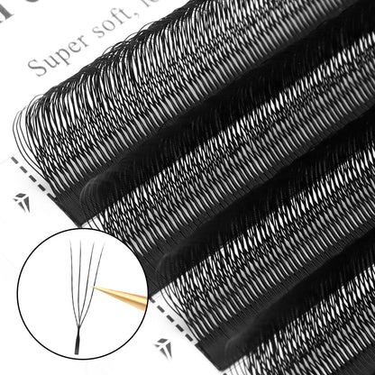 XIUSUZAKI  U-Shaped YY 3D 4D 5D Eyelash Extensions New Style U 2D YY Lashes Extension Mink Premade Volume Fans False Eyelashes