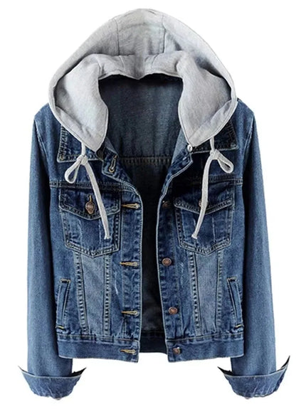 Bright Yellow Women's Denim Jacket Autumn Casual Outwear Crop Coat Breathable Polyester High Quality OEM Supplier