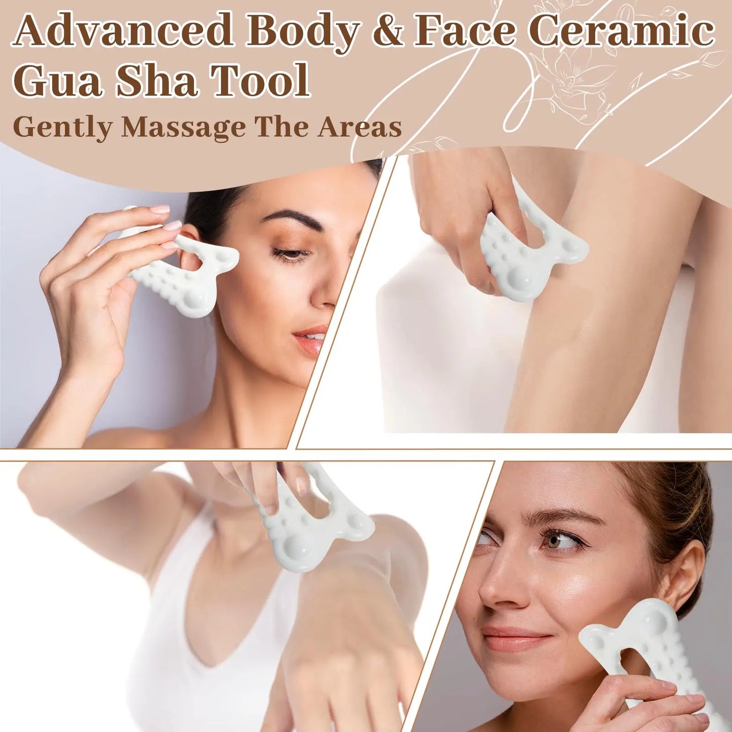 A square thumb massager, multifunctional acupoint pressing massage, portable bone-shaped design for meridian relaxation