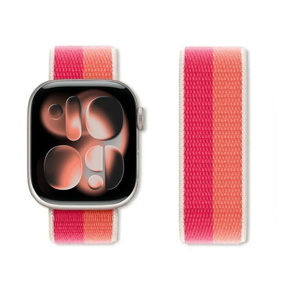 Nylon Loop for Apple Watch Band S11 46mm 40mm 44mm 45mm 42mm 41mm 49mm Smart Belt Bracelet for IWatch 11/10/9/8/7/6/SE/5/4 Strap